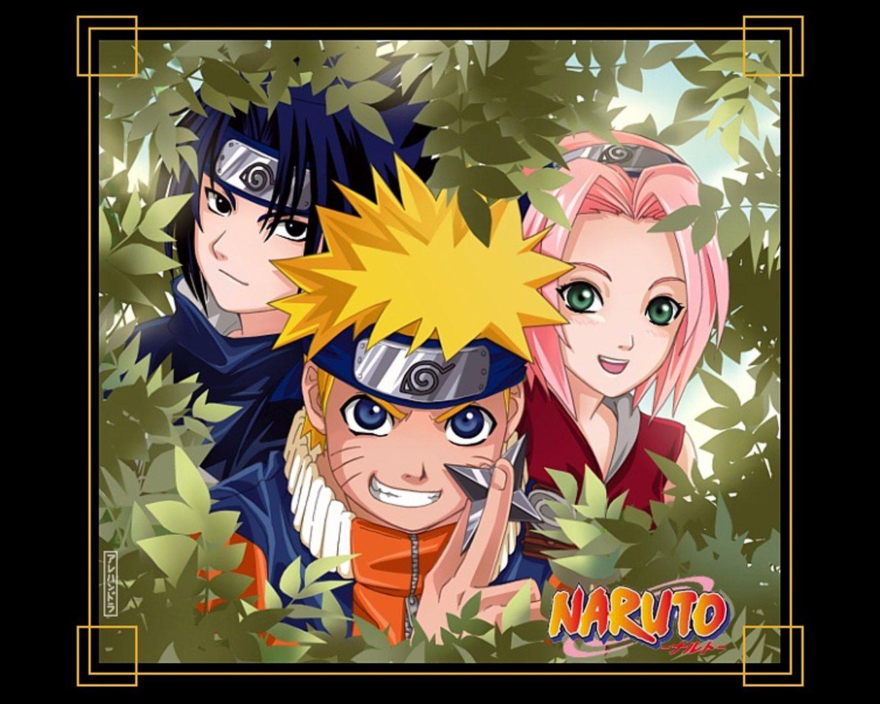 1280x1024 Naruto, Sasuke And Sakura Wallpaper