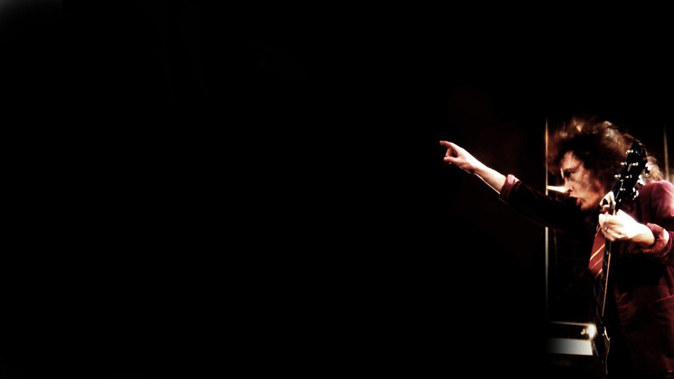 1366x768 ac dc angus young HD General Wallpaper 1366x768. Free Photo