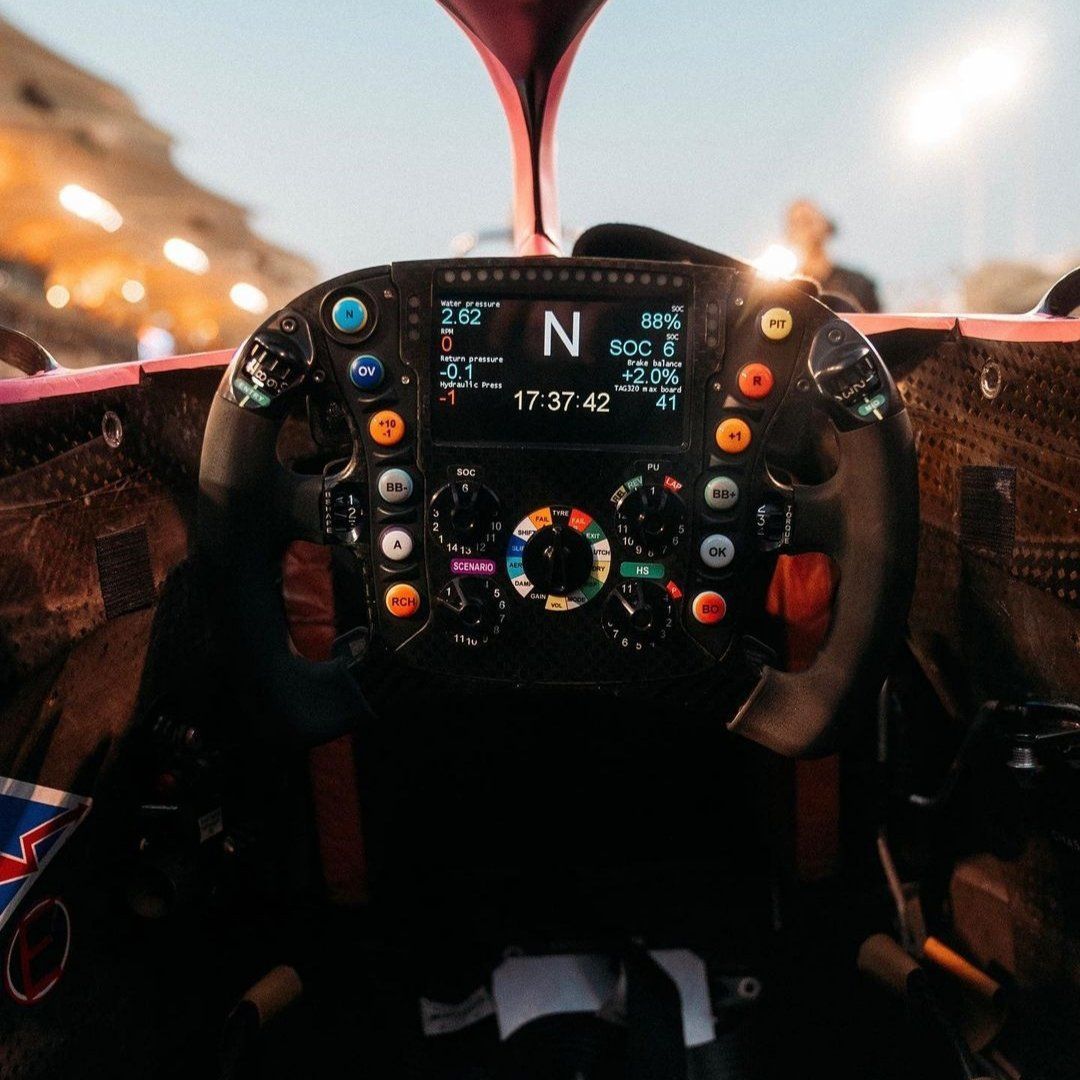 1080x1080 Craig Scarborough On X: The Cockpit Steering Wheel. #F1 #F1Tech X