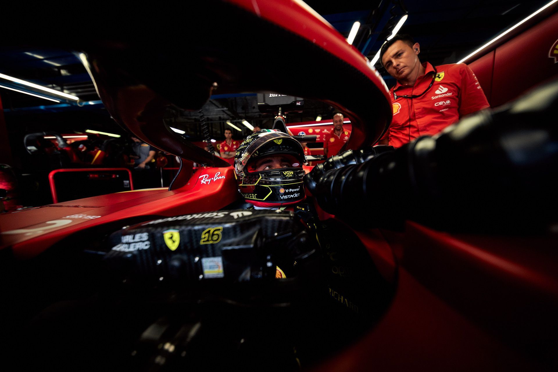 1920x1280 Scuderia Ferrari HP on X: POV: Sat in the cockpit with C²