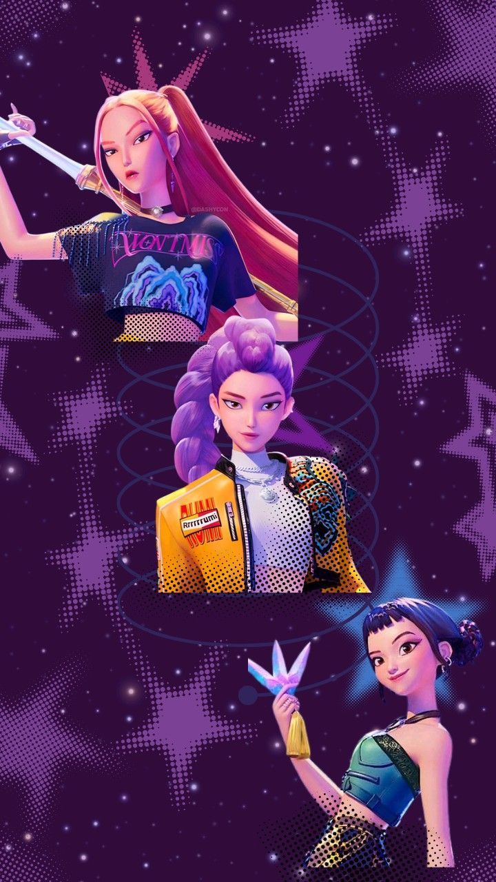 720x1280 HUNTRIX KPOP DEMON HUNTERS WALLPAPER