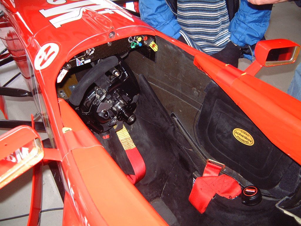 1024x768 Ferrari F1 cockpit. I sat in the car a day earlier and it w