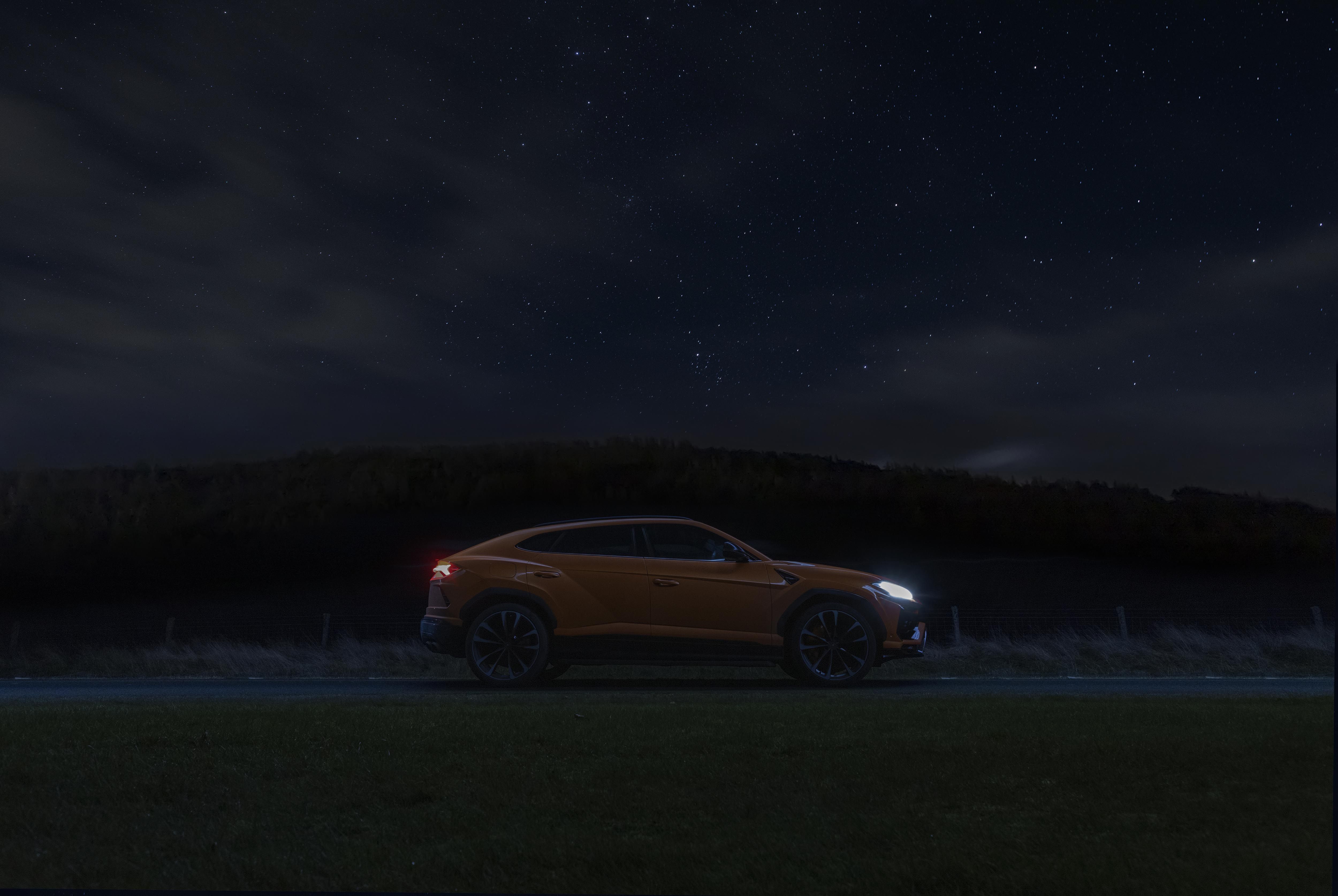 5000x3348 Lamborghini Urus Wallpaper 4K, Night, Starry sky, 5K