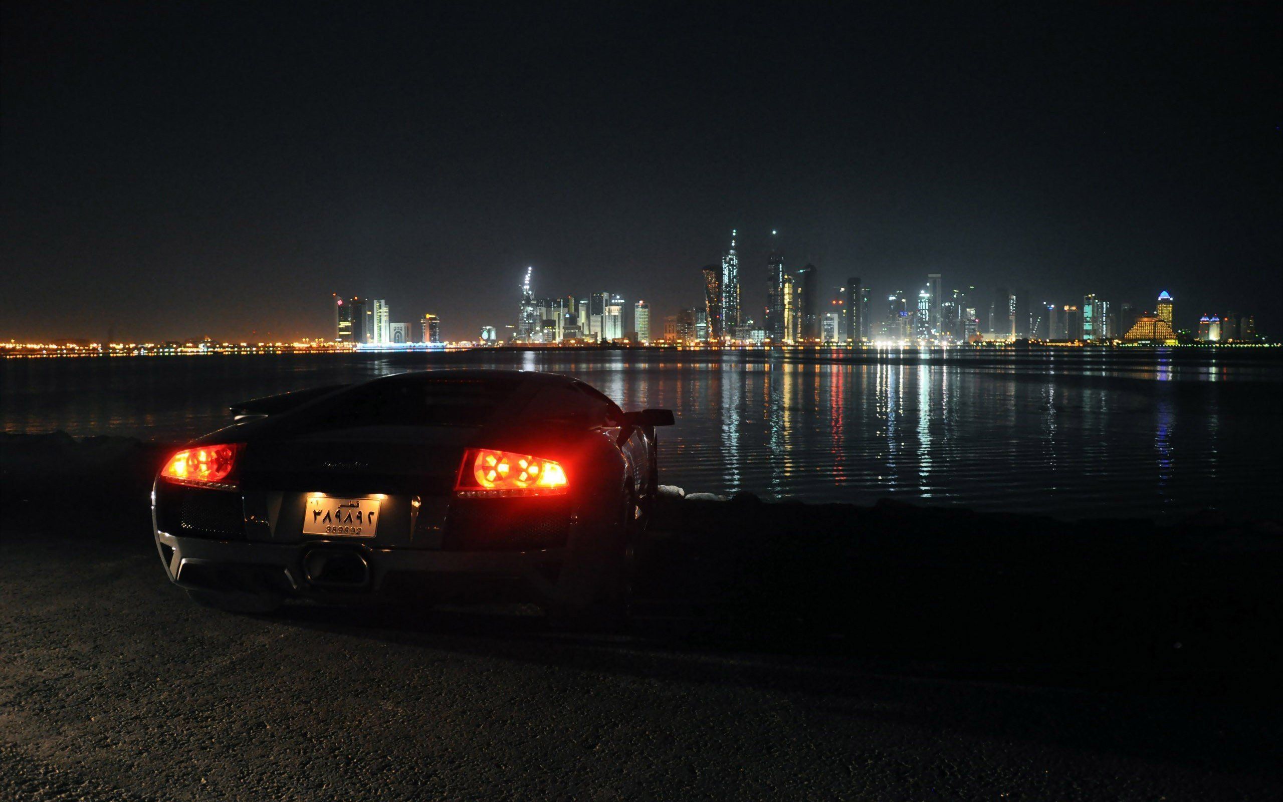 2560x1600 Lamborghini Murcielago, Night Wallpaper HD / Desktop and Mobile Background