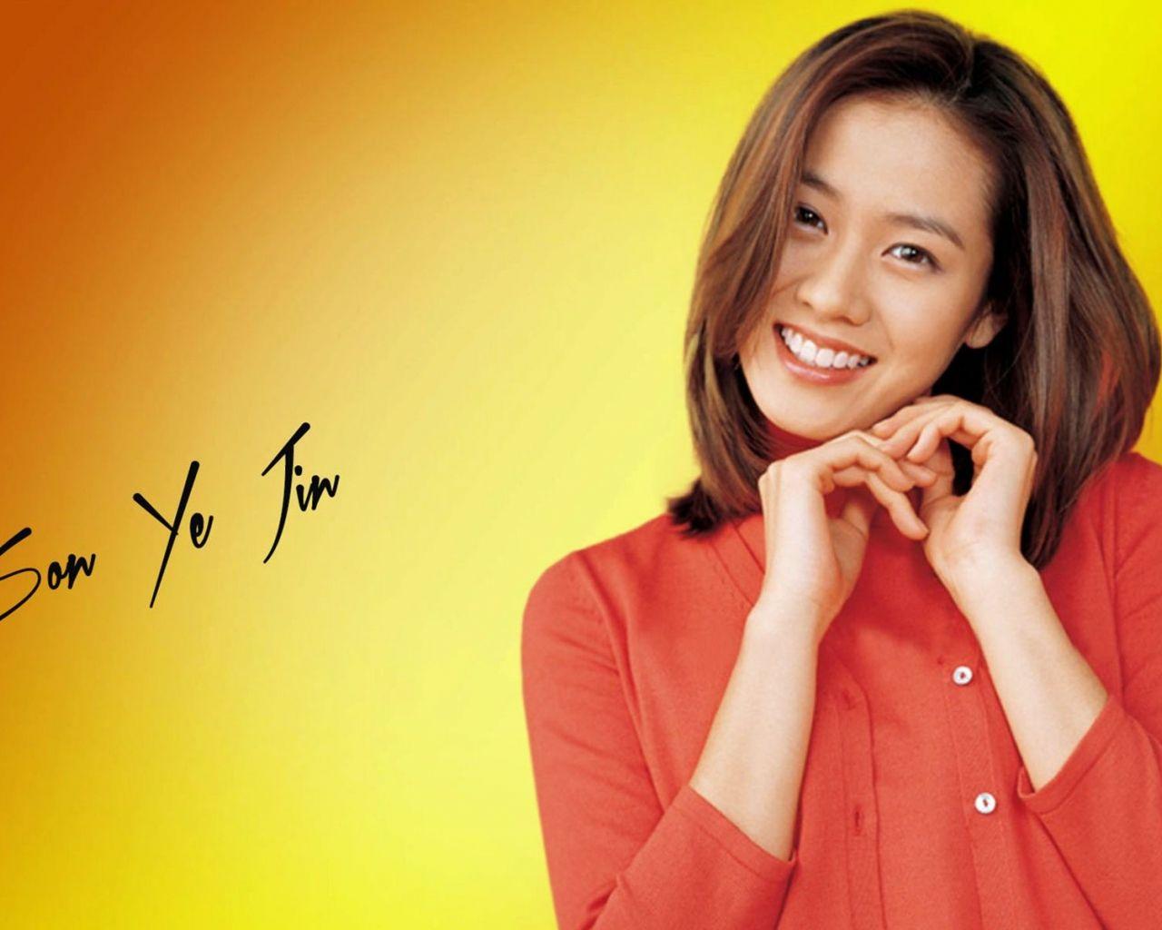 1280x1024 Free download son ye jin cute korean girl actress wallpaper photo