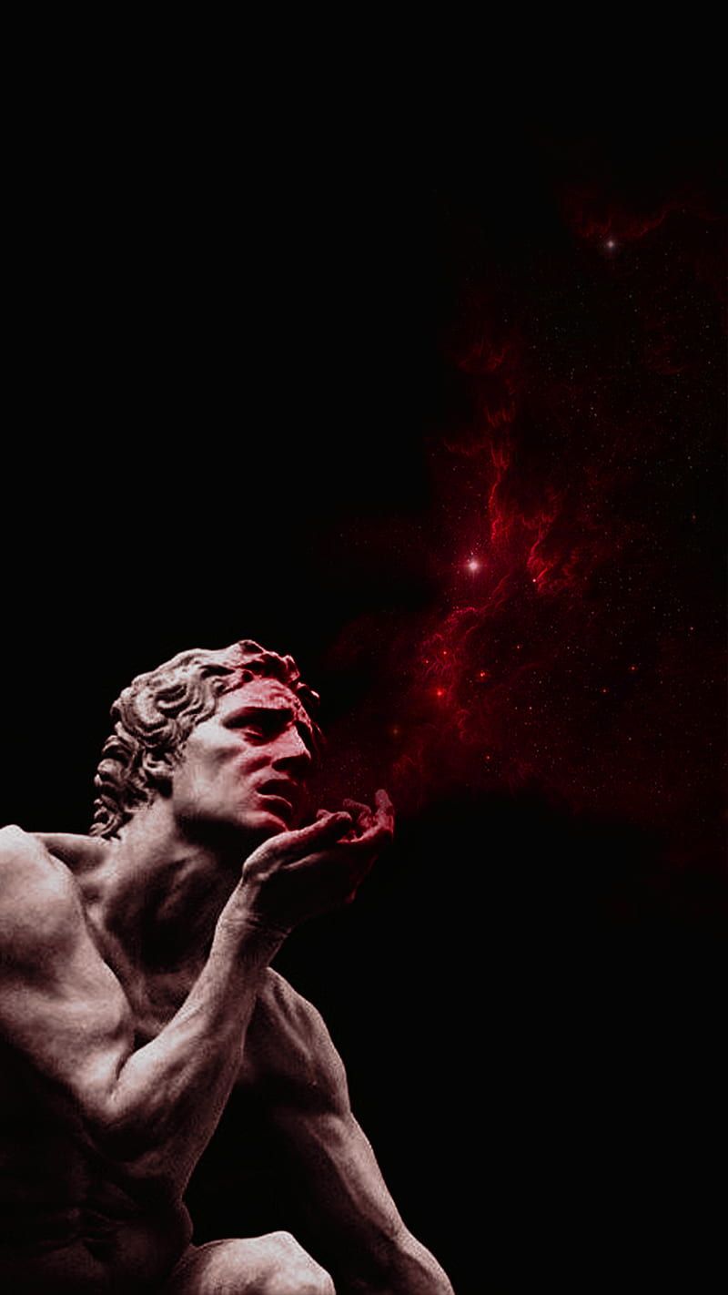 800x1422 HD aesthetic sculpture wallpaper