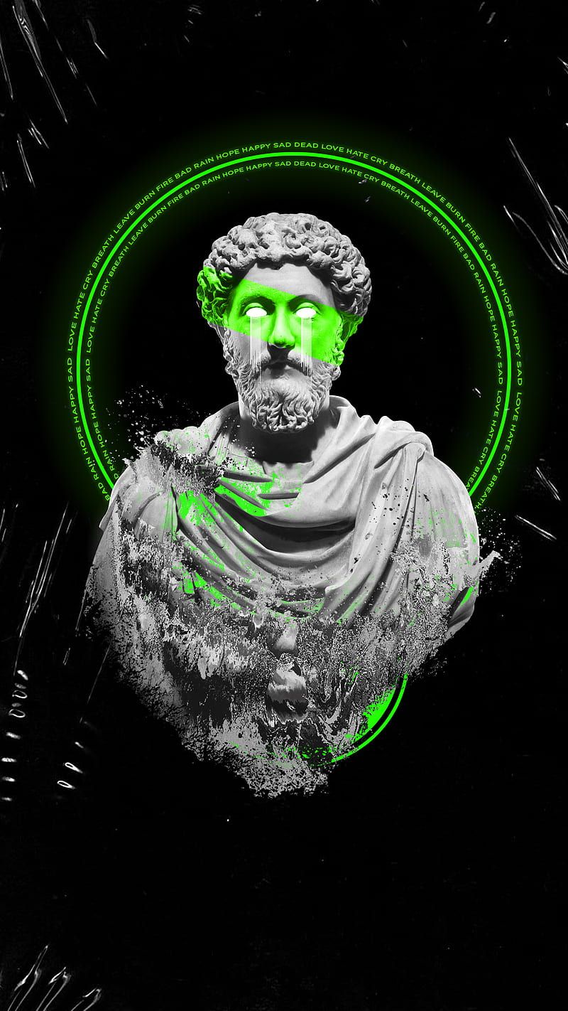 800x1422 HD old statue wallpaper