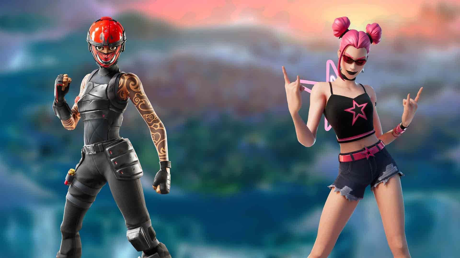 1920x1080 Download Sypherpk And Surf Witch Fortnite Manic Skin Wallpaper