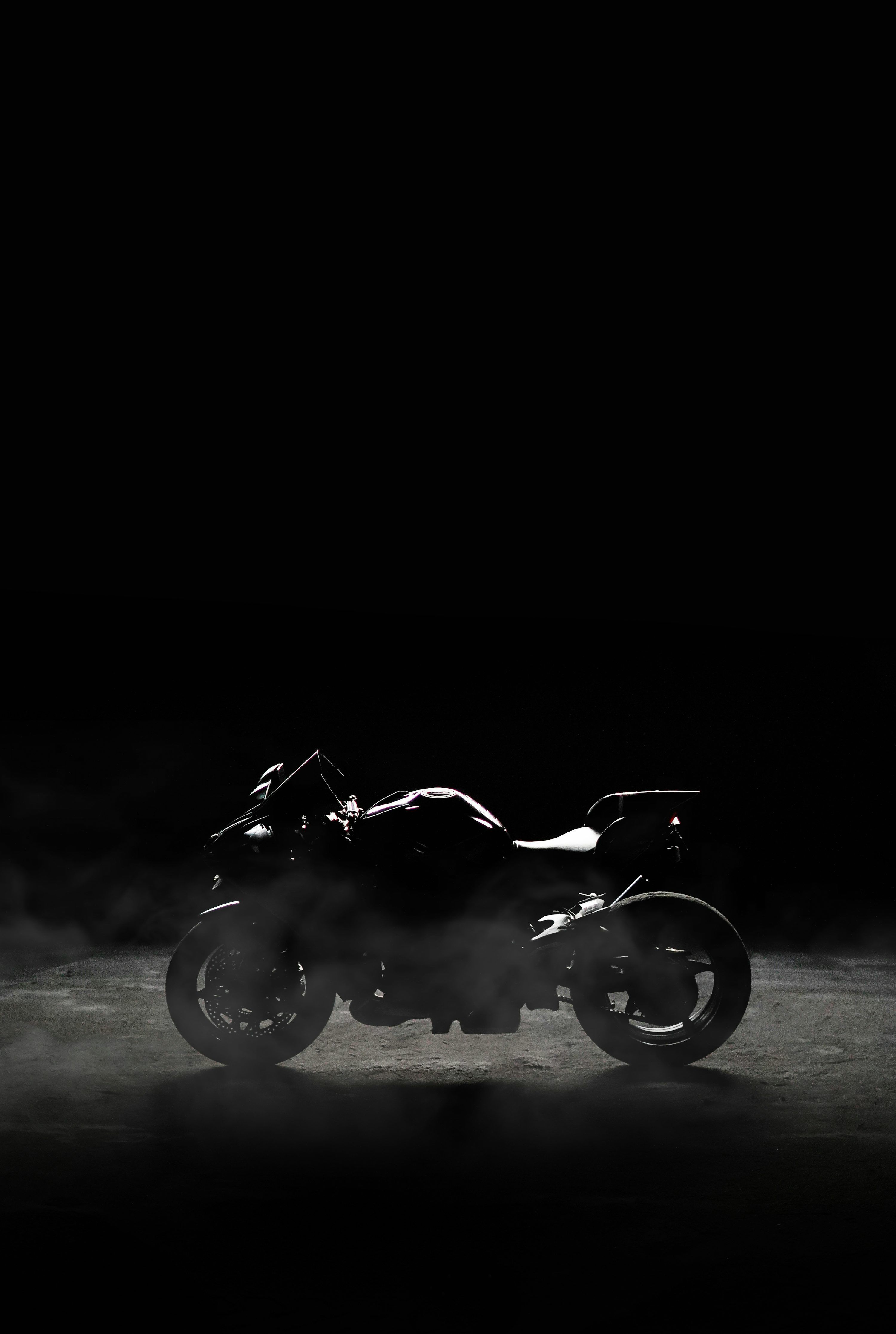 3000x4466 Black Motorcycle Wallpaper, HD