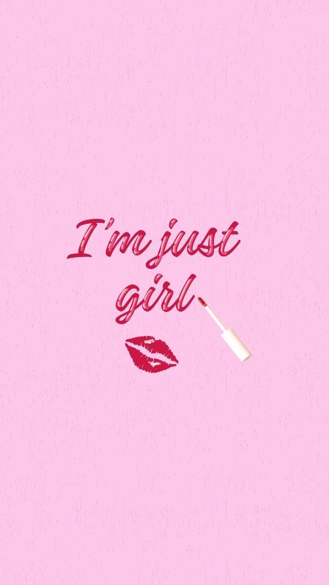 675x1200 wallpaper pink I'm just girl
