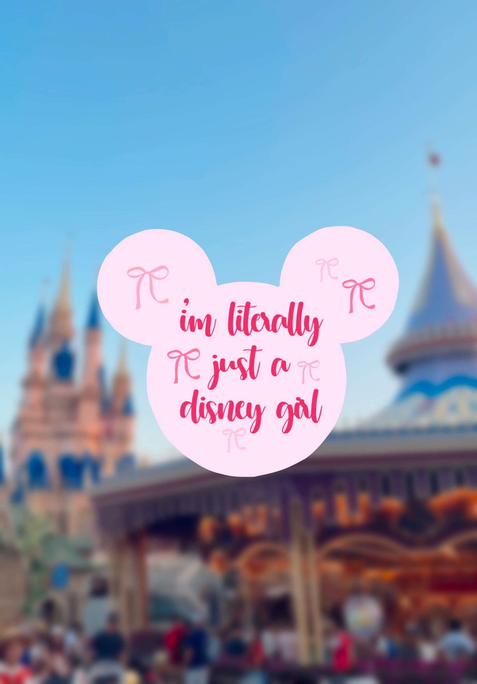 1668x2388 Just a Girl Sticker