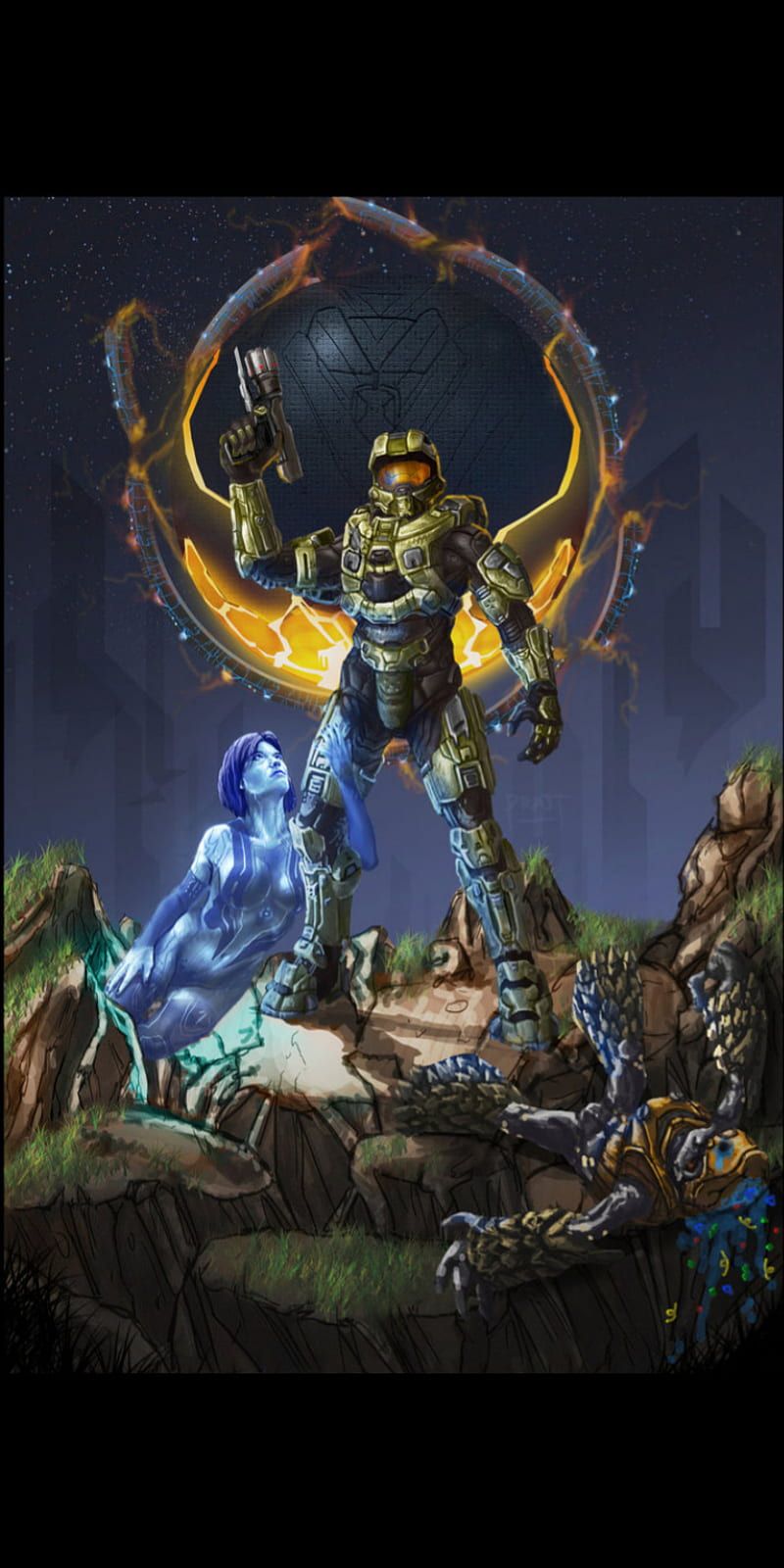 800x1600 HD halo grunt wallpaper