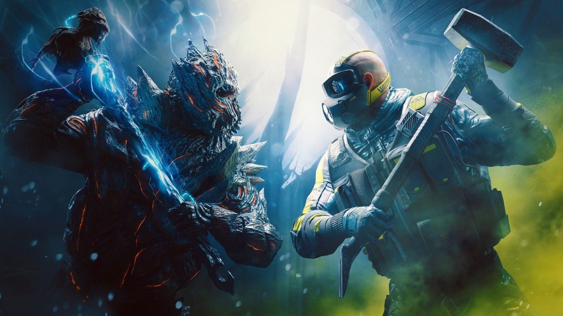 1920x1080 Grunt Breacher Bloater Nest Spiker Rooter HD Rainbow Six Extraction Archaeans Wallpaper