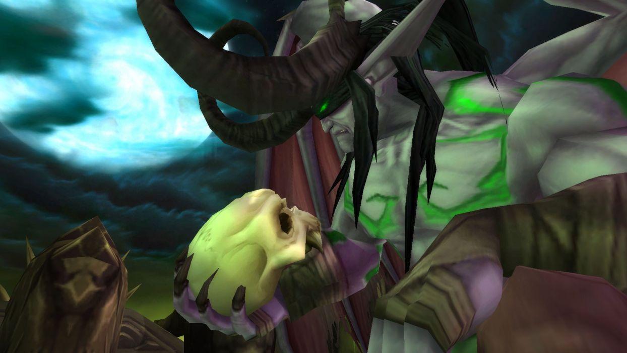 1244x700 Video games World of Warcraft screenshots illidan Warcraft World