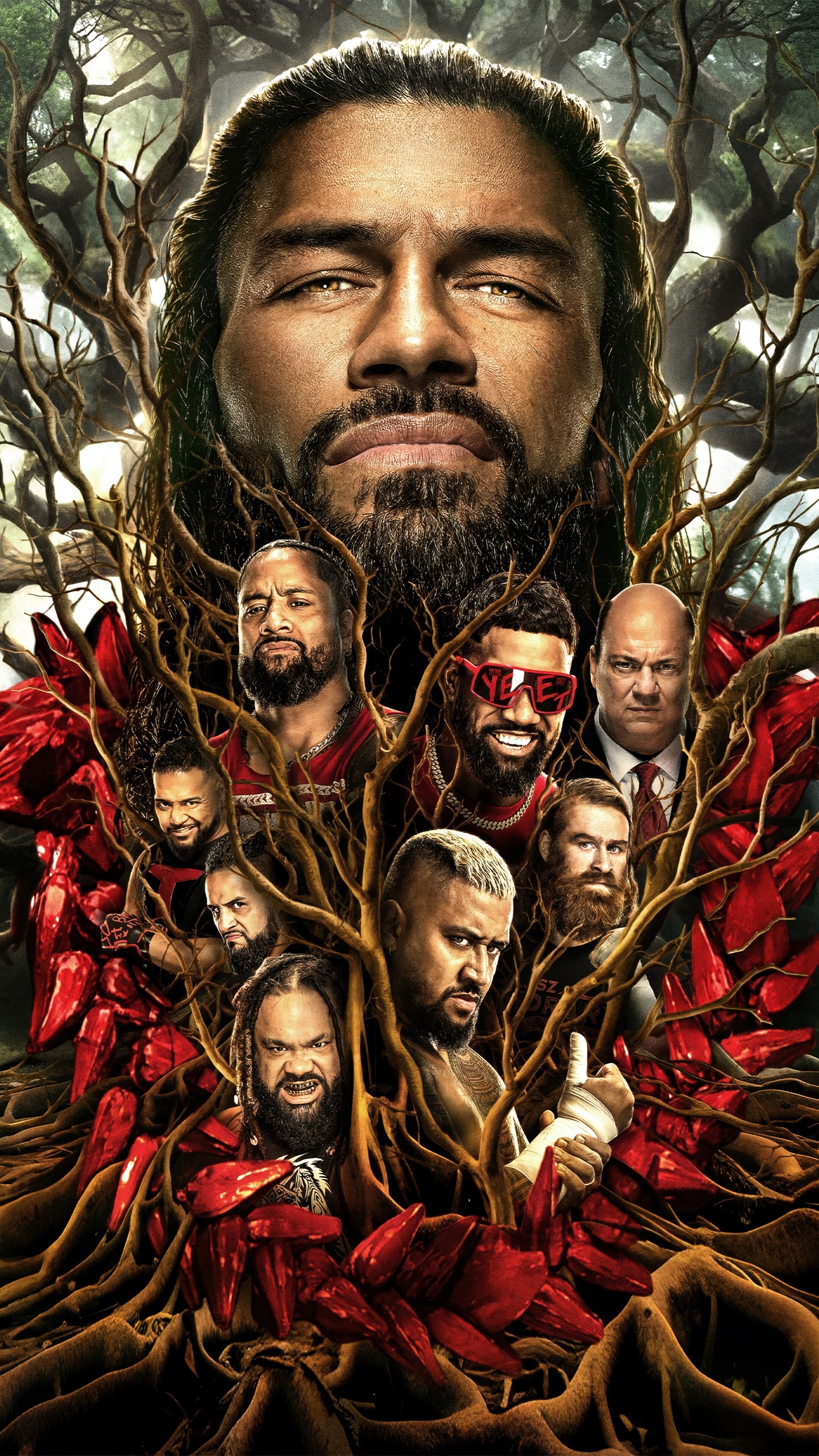 2160x3840 WWE 2K25 Roman Reigns Wrestlers 4K Wallpaper iPhone HD Phone