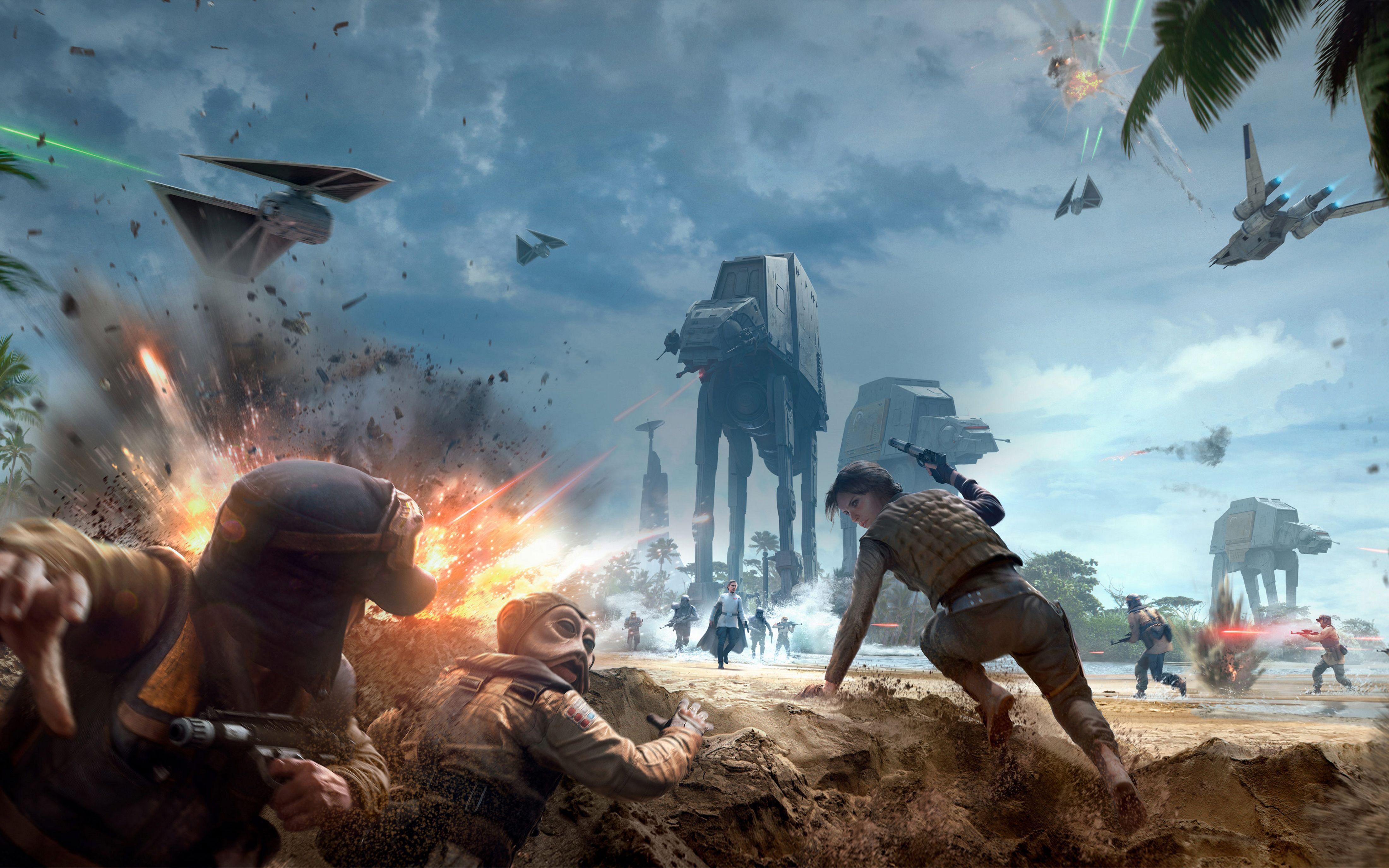 4400x2750 Star Wars Battlefront Rogue One Scarif 4K Wallpaper