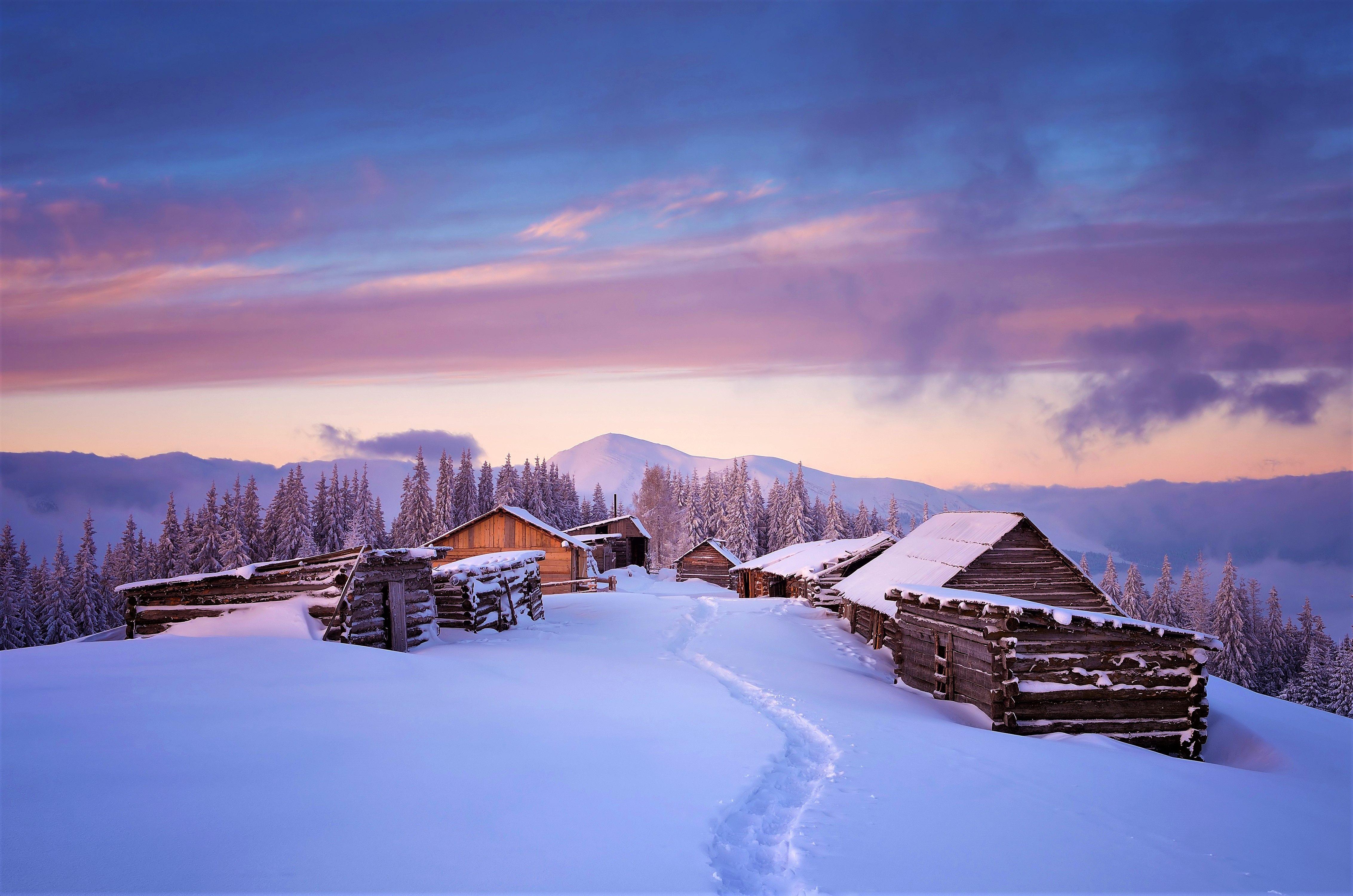 4530x3000 4K Cabin Wallpaper and Background Image