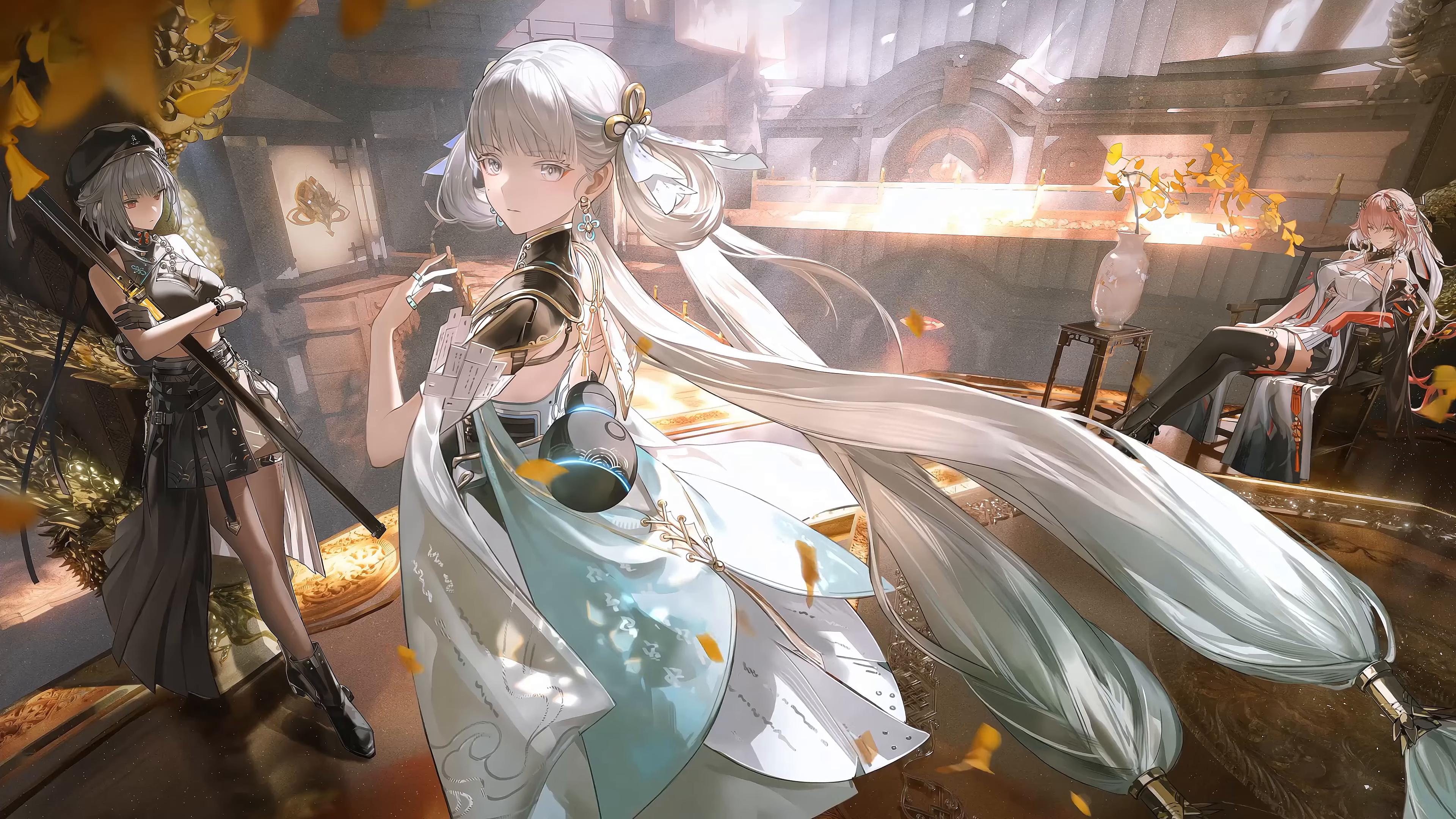 3840x2160 Jinhsi (Wuthering Waves) Live Wallpaper