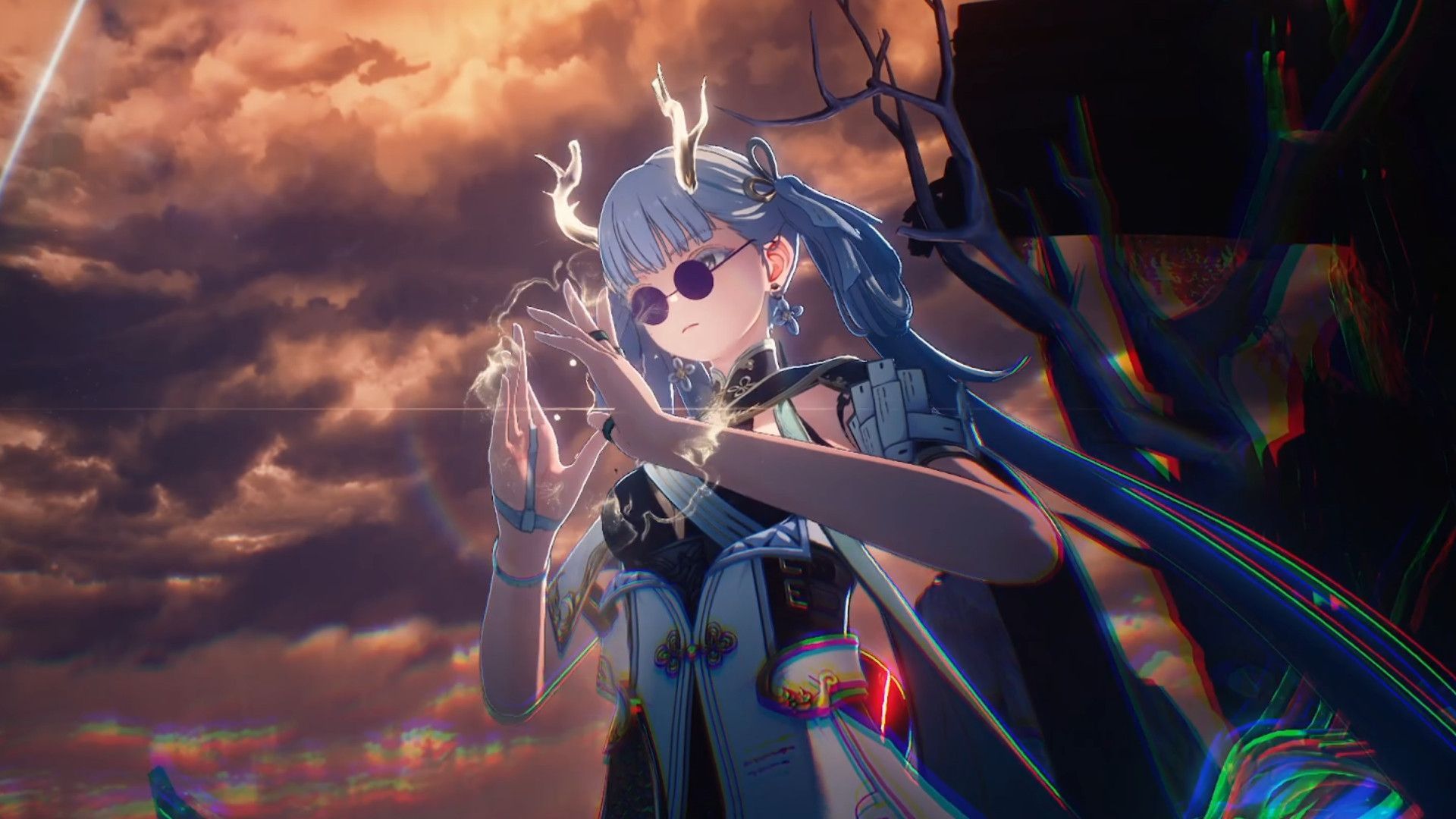 1920x1080 Jinhsi with Gojo's glasses Mod for Wuthering Waves
