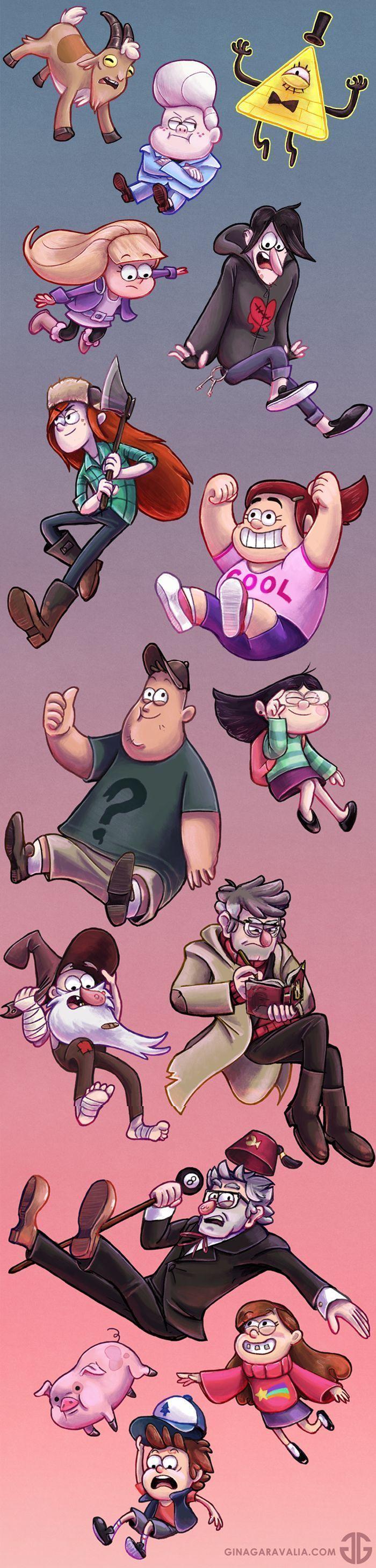 700x2920 Gravity Falls, фэндомы, GF Арт, GF art, Gideon Gleeful, GF Персонажи