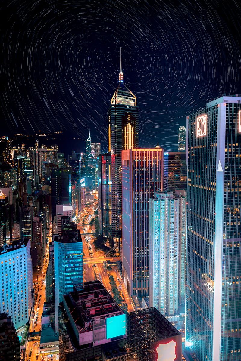 800x1200 New York City during nighttime, HD phone wallpaper