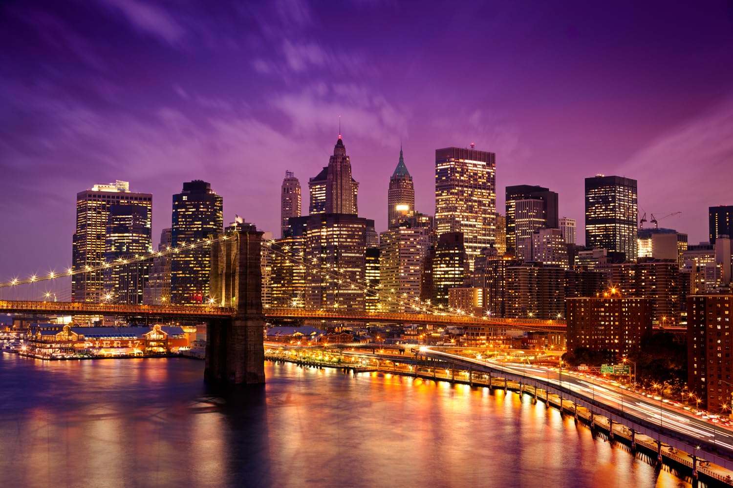 1500x1000 Amazon.com : SADFA 7x5ft New York City Backdrop Night USA Cityscape Party Decoration Photographic Studio Photo Background