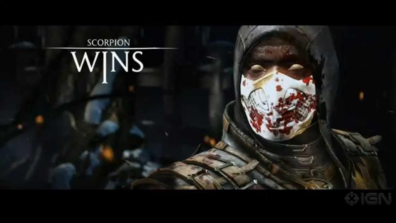 1280x720 MKX Sub Zero Vs Scorpion Premiere E3 2014 Day 3 Mortal Kombat 10
