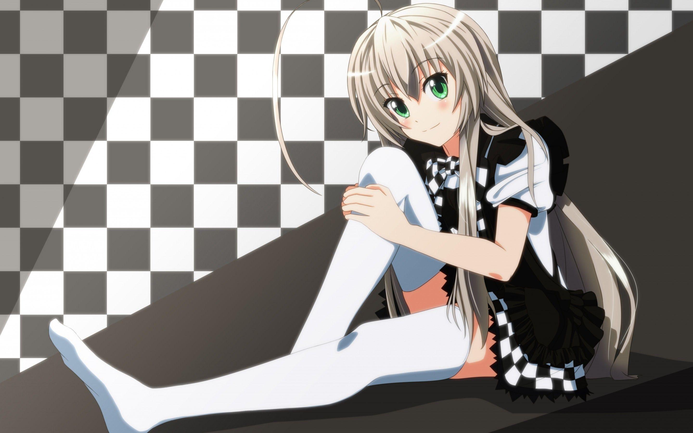 2880x1800 Download 2880x1800 Haiyore Nyaruko San, Nyaruko, Sitting, Smiling