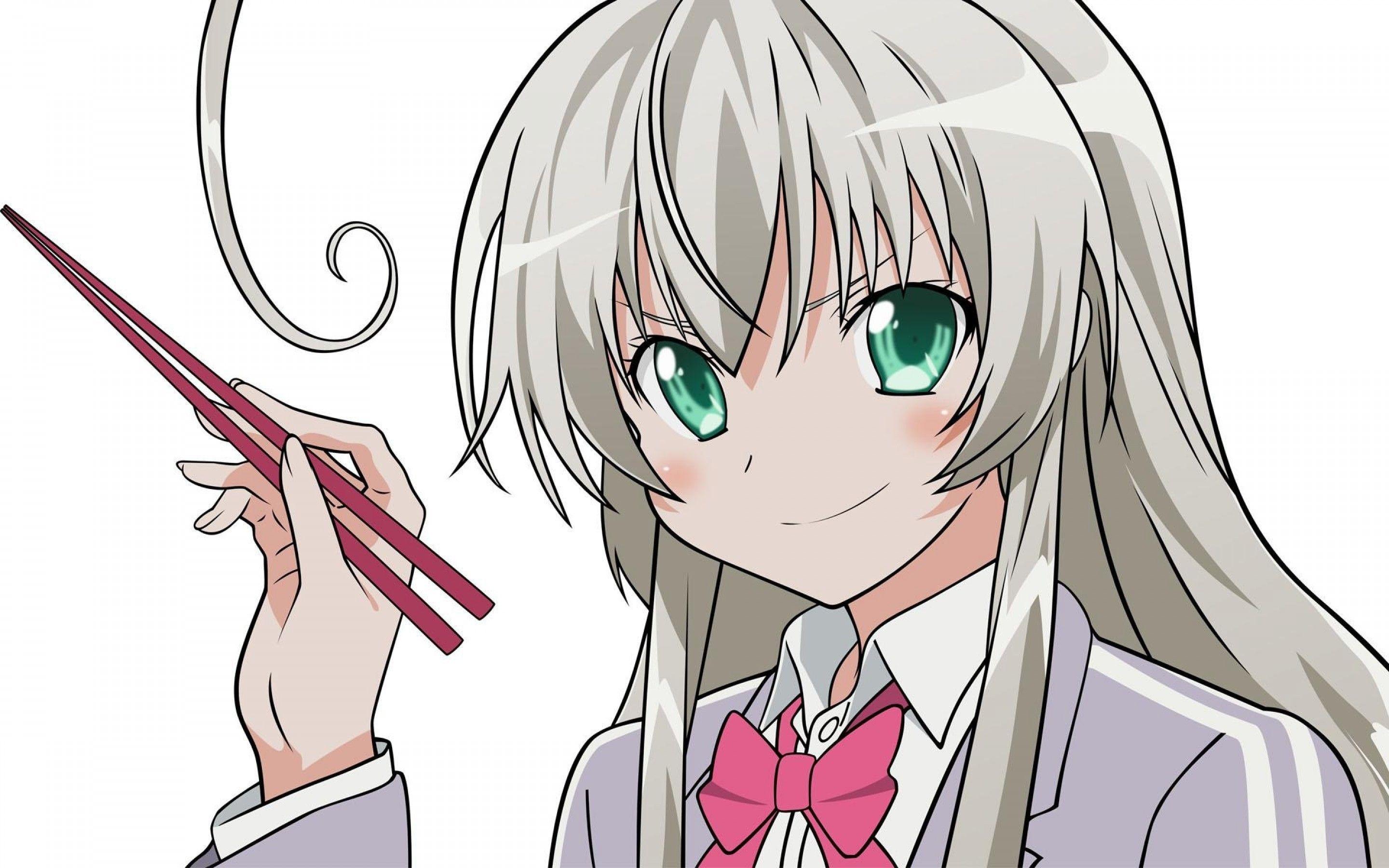 2880x1800 Download 2880x1800 Haiyore! Nyaruko San, White Hair, Nyaruko