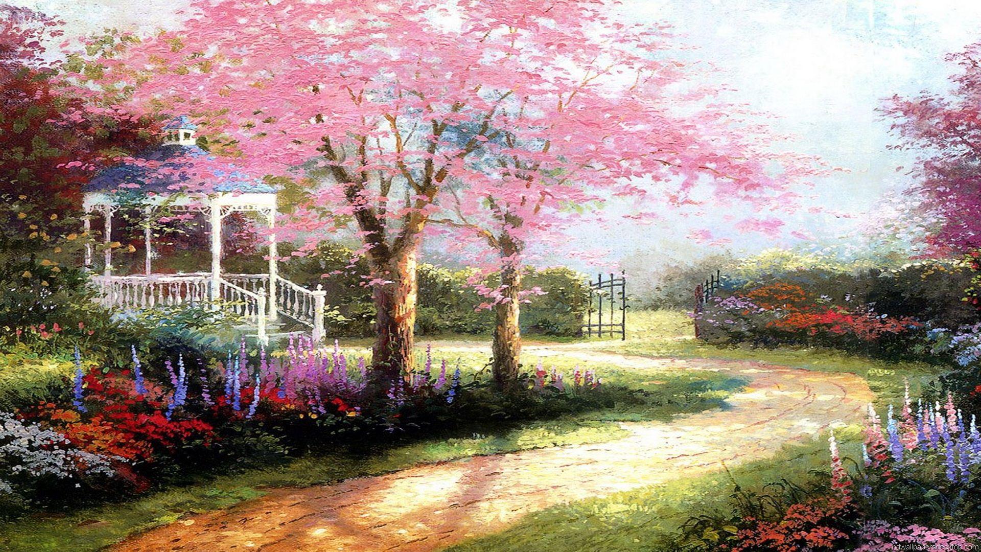 Spring Painting Wallpapers - Top Free Spring Painting Backgrounds -  WallpaperAccess