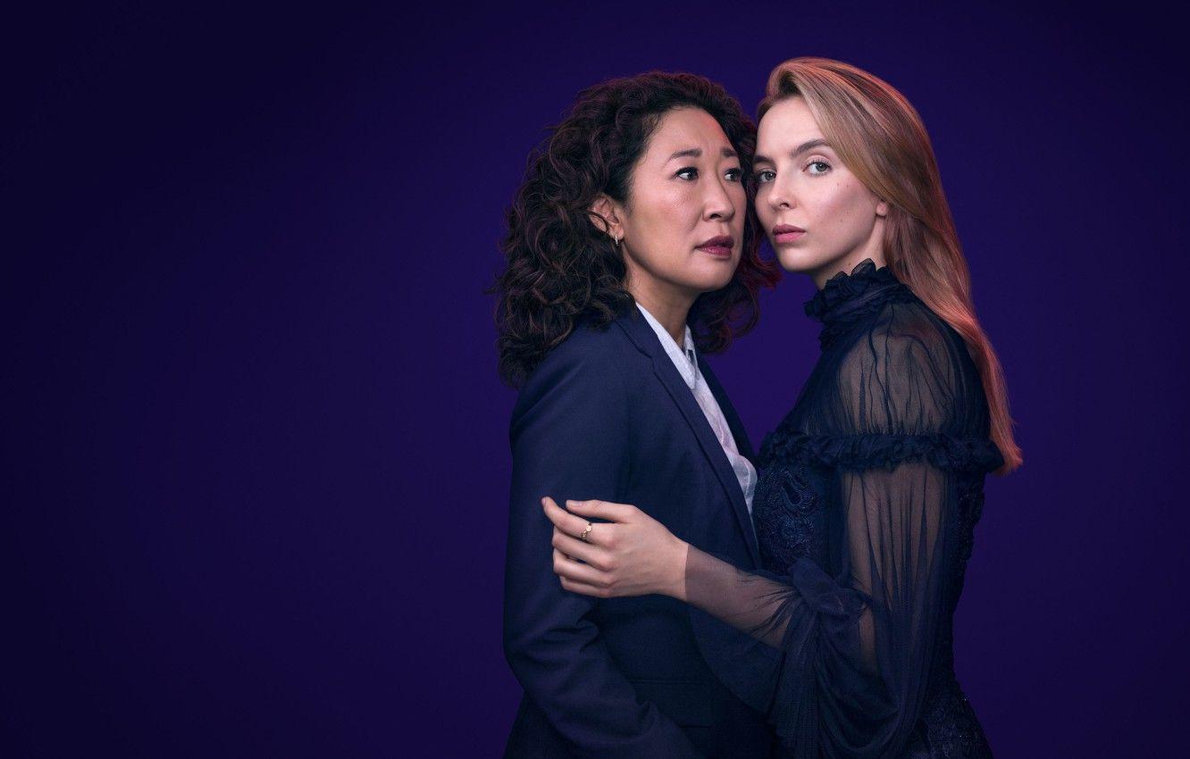 1332x850 Wallpaper Sandra Oh, Killing Eve, Killing Eve, Jodie Comer, Sandra