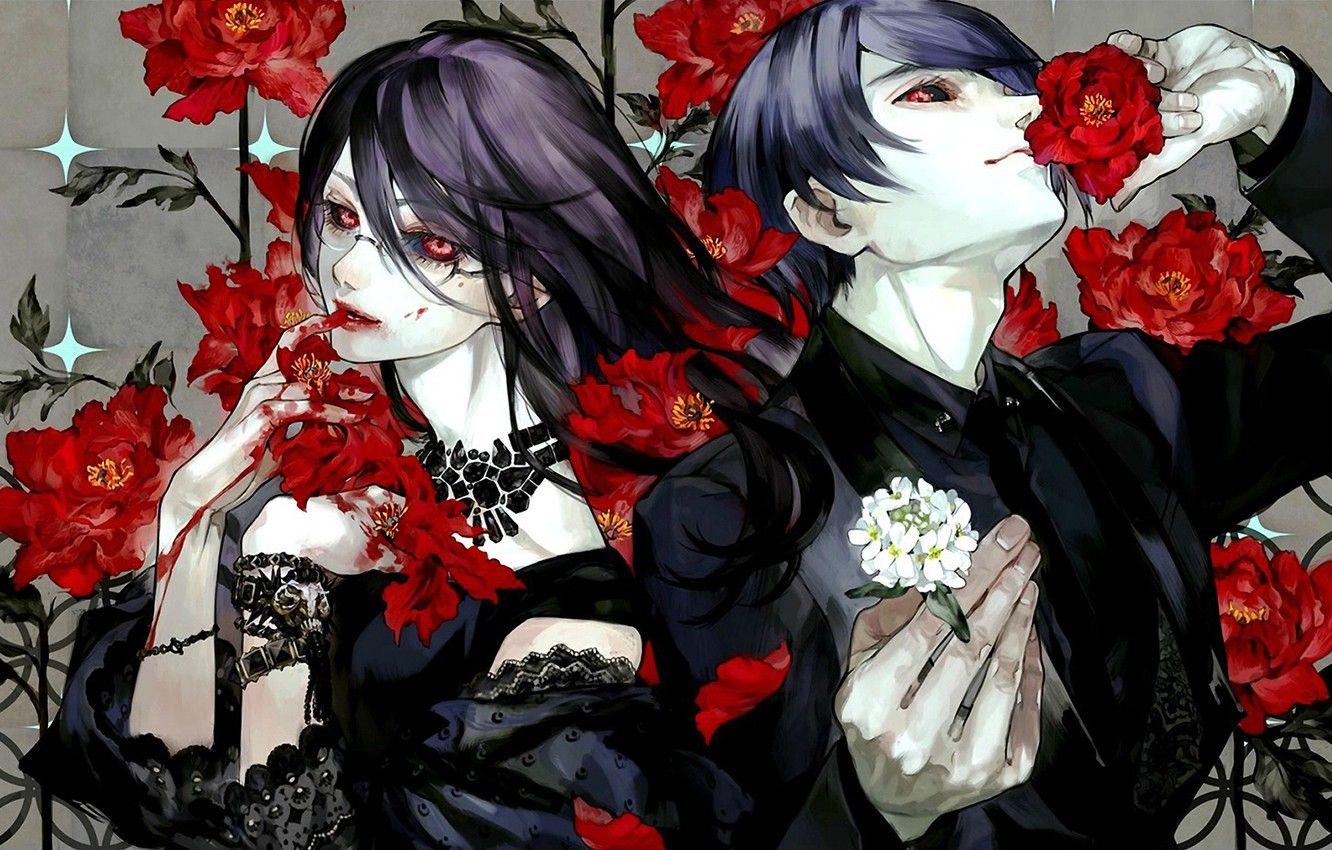 1332x850 Wallpaper anime, anime, Tokyo Ghoul, Tokyo Ghoul, Tsukiyama Shuu