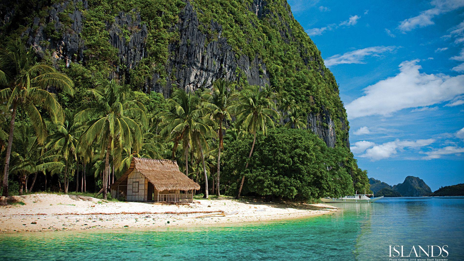 1920x1080 Cabin on the beach in barbados Desktop wallpaper 1920x1080