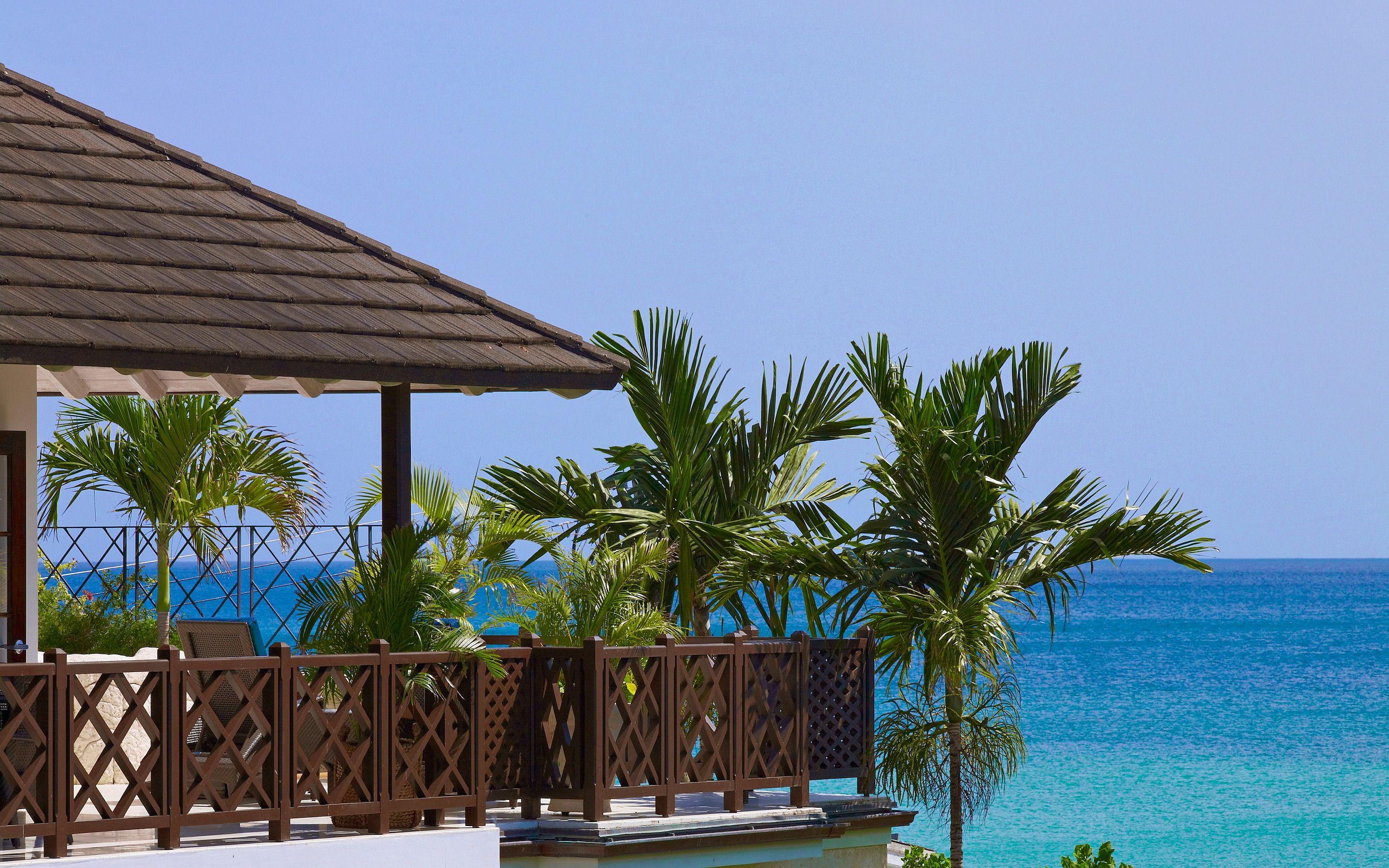 2880x1800 Barbados beach resort wallpaperx1800
