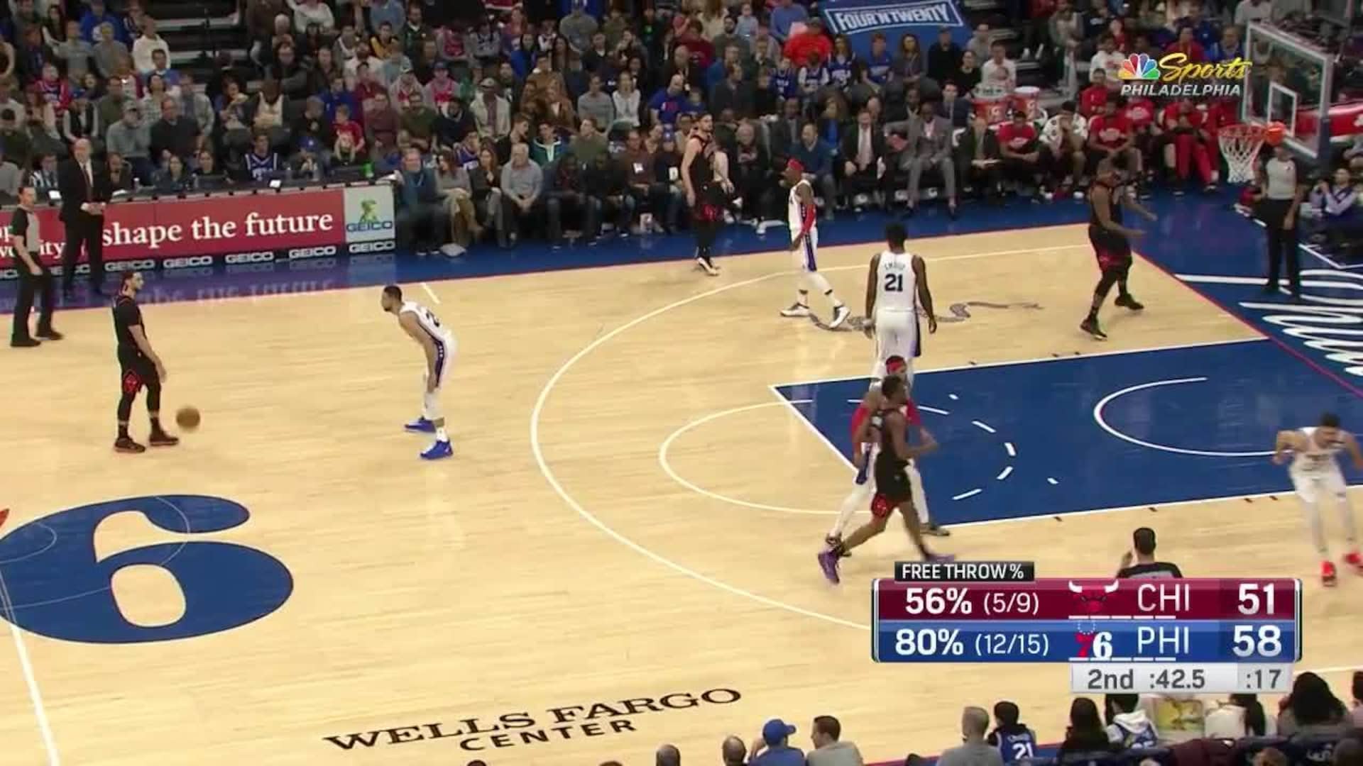 1920x1080 Dunk by Cristiano Felicio in the second quarter