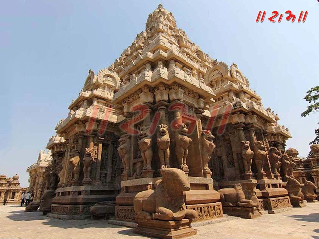 1024x768 Mukteswara temple kanchipuram. Temple Image and Wallpaper