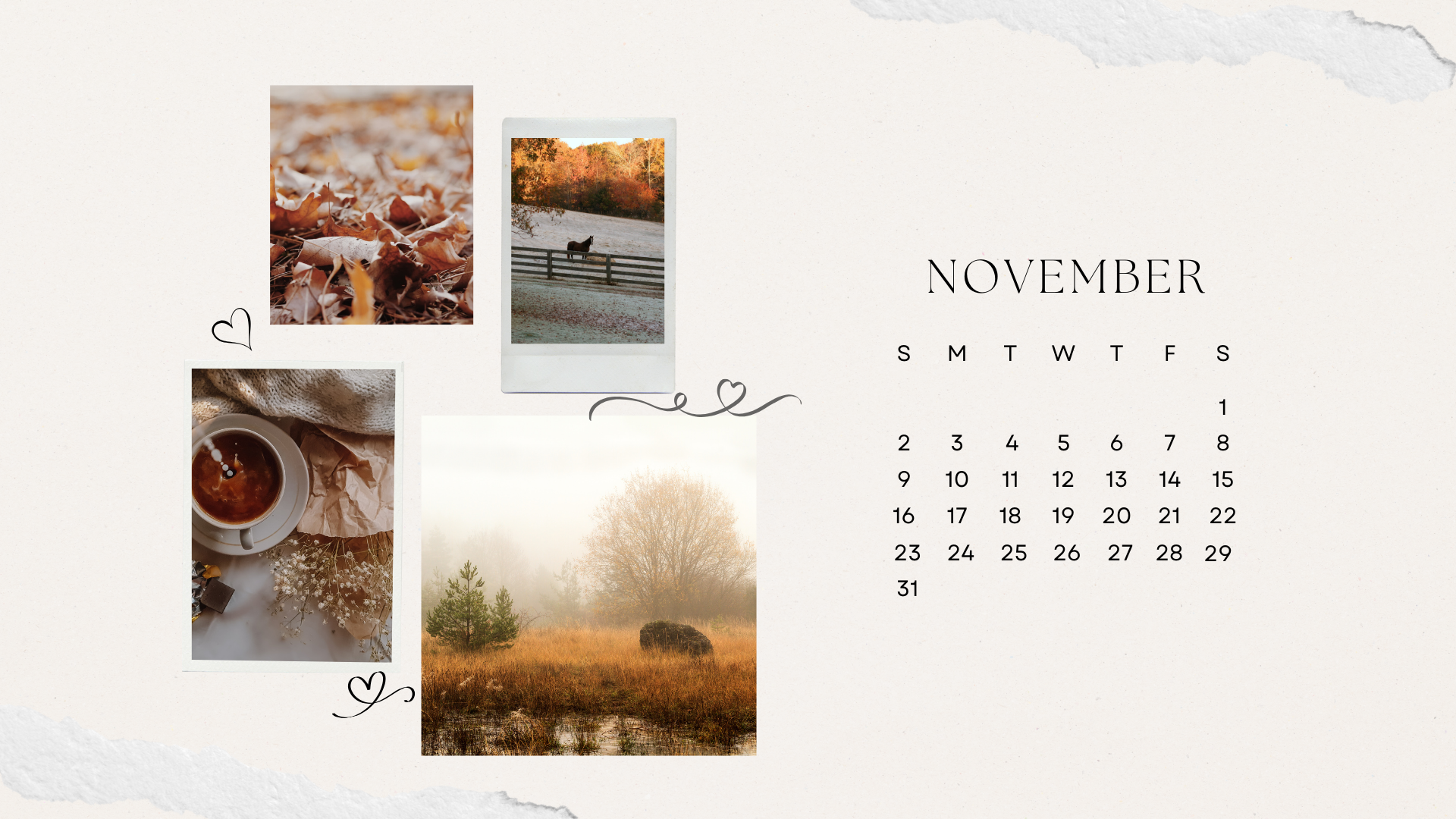 1920x1080 Free November 2025 Desktop Calendar Background (EASY DOWNLOAD)