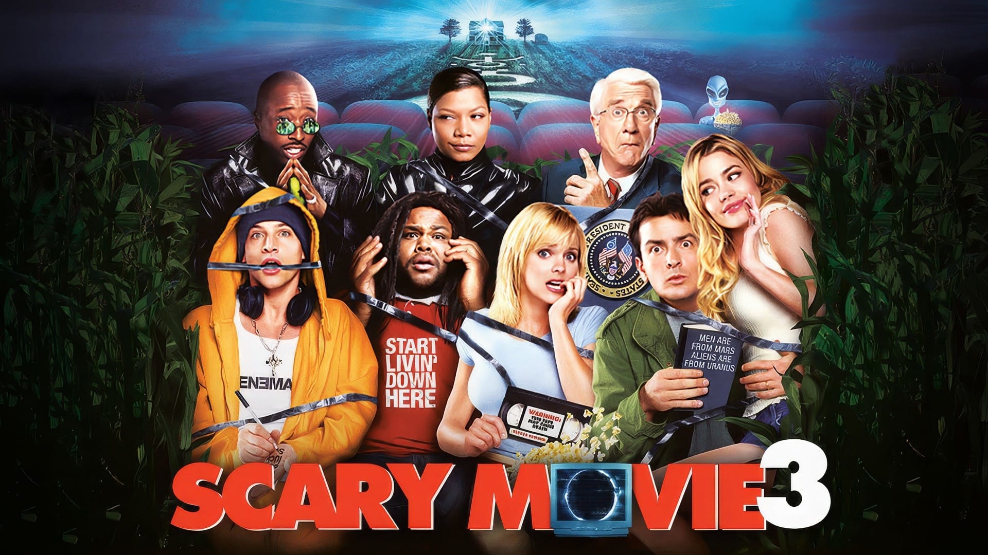 1920x1080 Scary Movie 3, covers, wallpaper