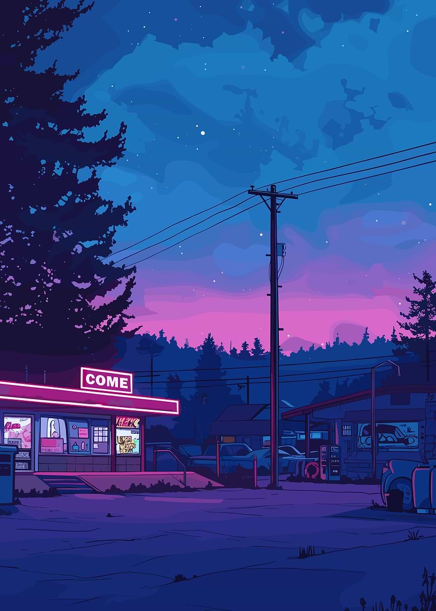 857x1200 Lofi Pink Retro' Poster, picture, metal print, paint