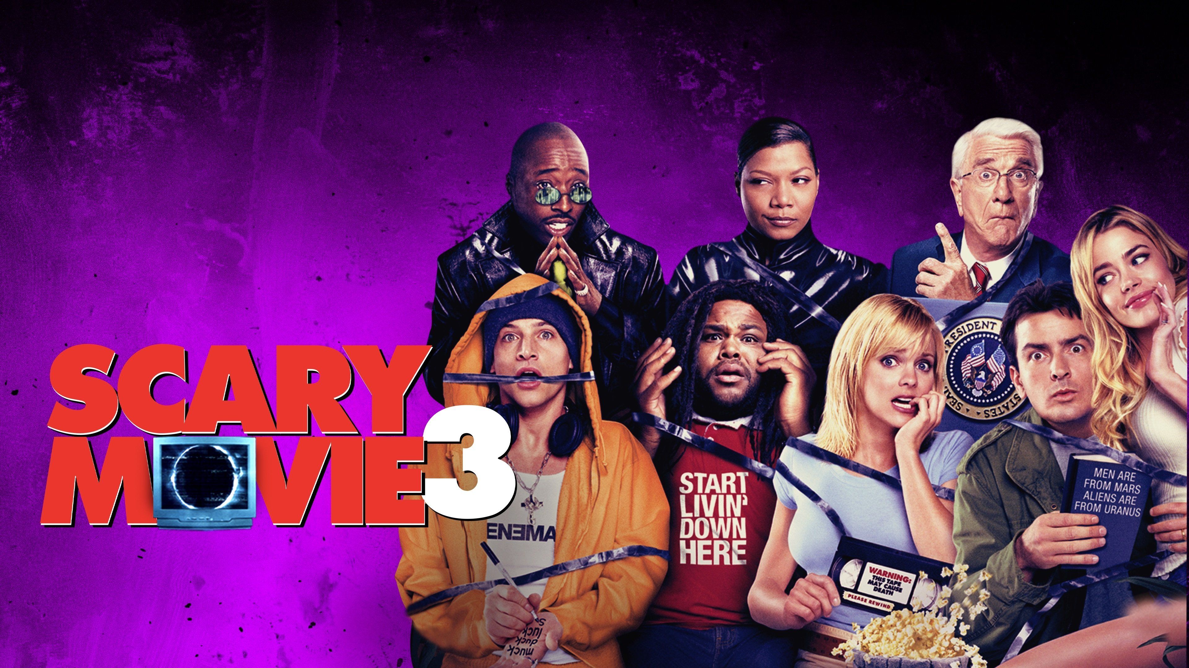 3840x2160 Scary Movie 3, covers, wallpaper
