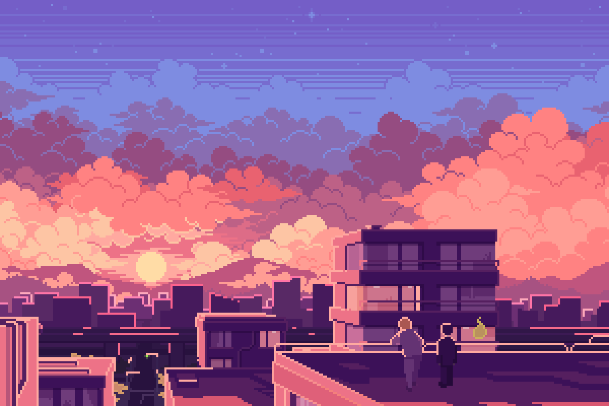 1200x800 Lofi Pixels. Pixel art landscape, Pixel art, Pixel art background
