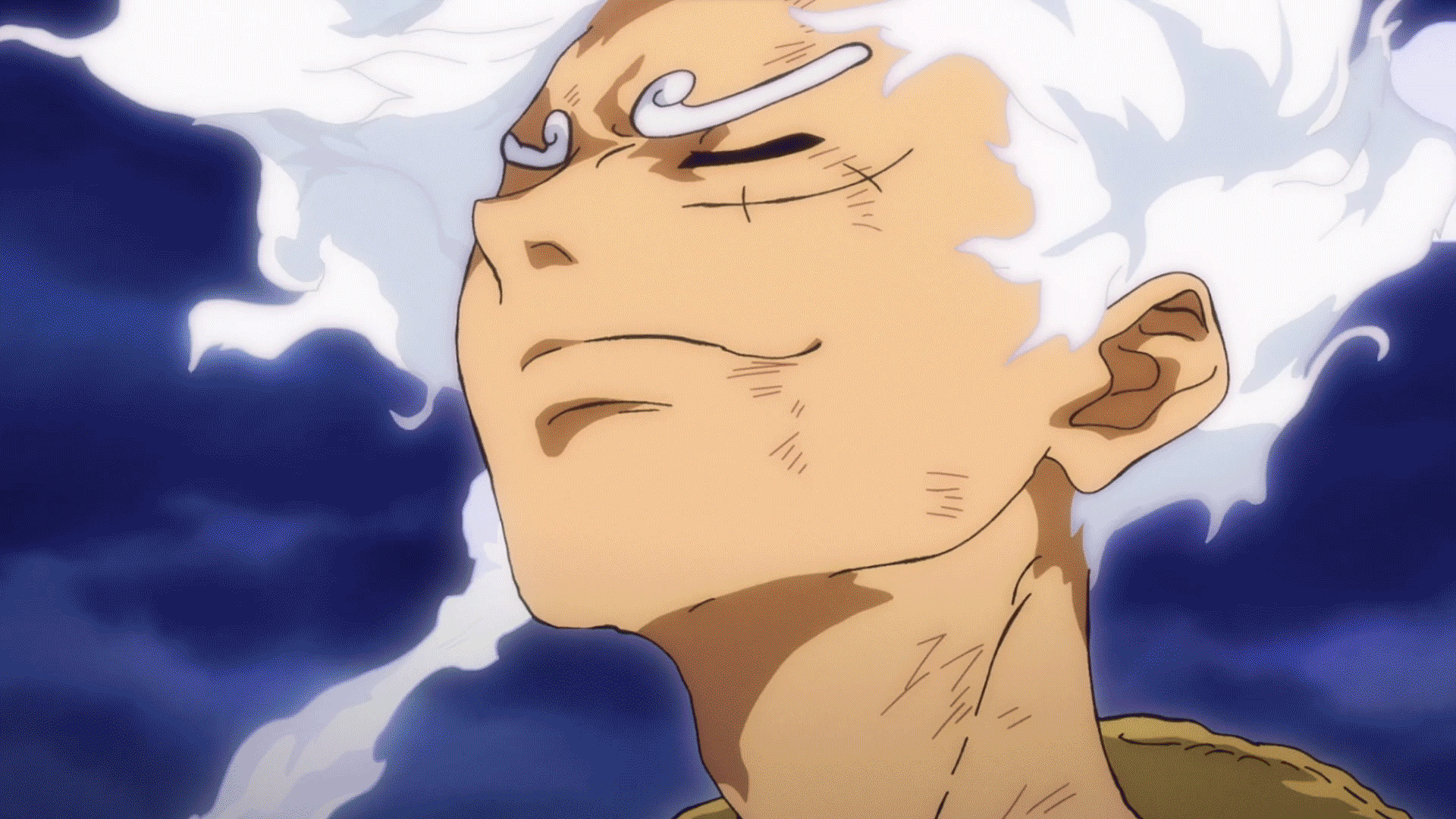 1920x1080 Monkey D. Luffy in Gear 5 One Piece Animation