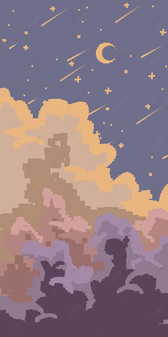 640x1280 Sky Background Pixel Style Mobile Wallpaper Nature Background Wallpaper Image For Free Download