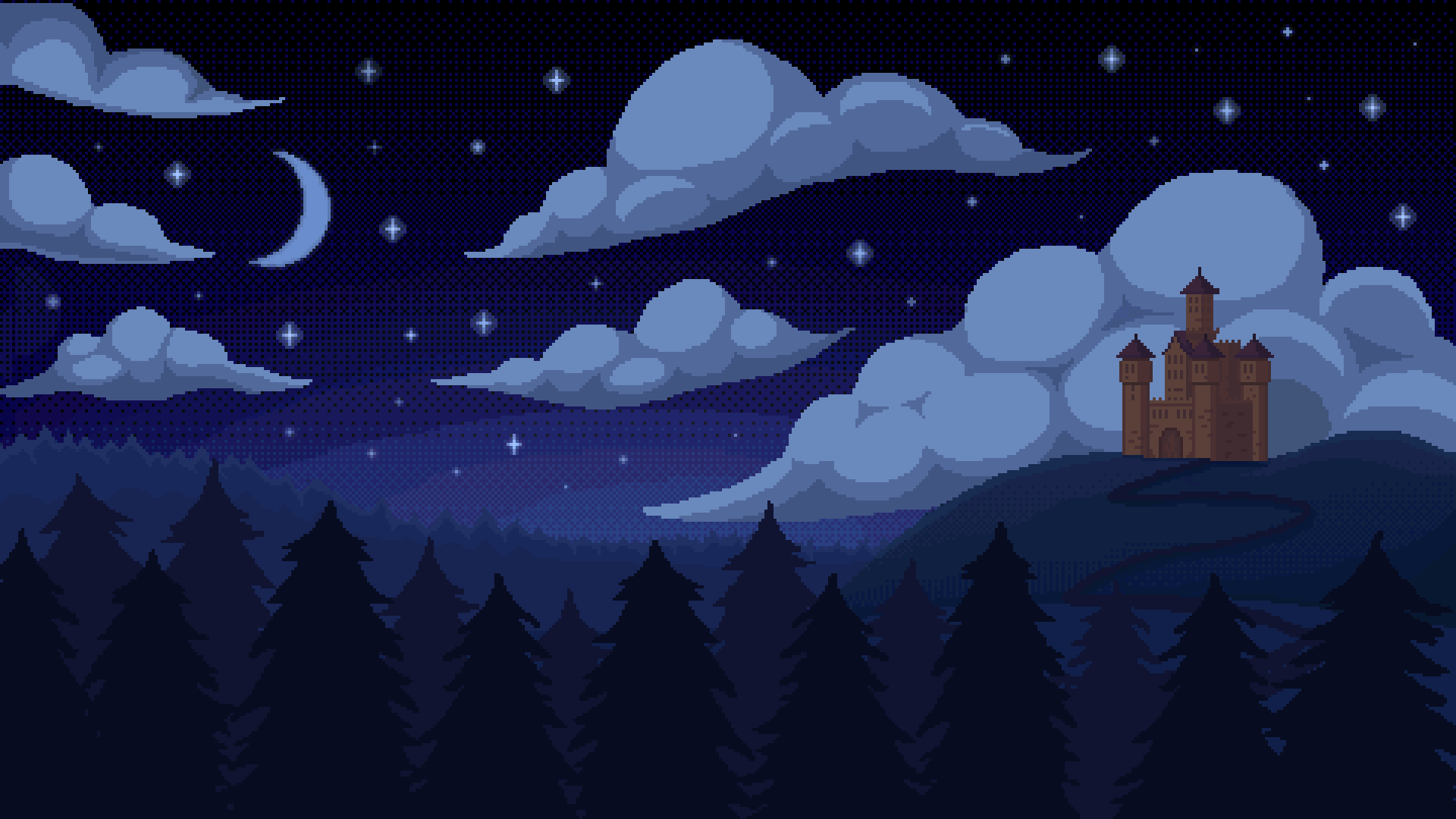 1920x1080 Night Sky Background