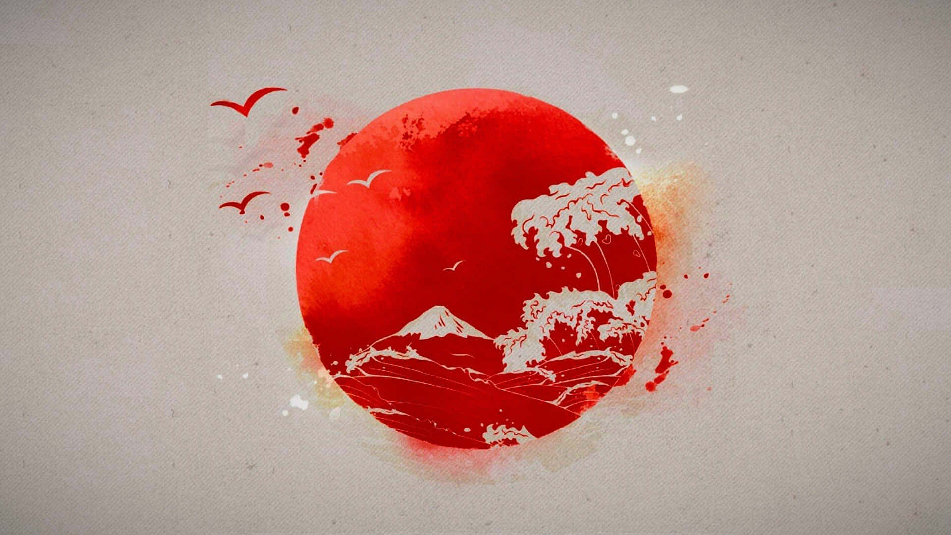 1920x1080 Download Enjoy the enchanting beauty of Red Japanese lanterns in a serene blue night sky. Wallpaper