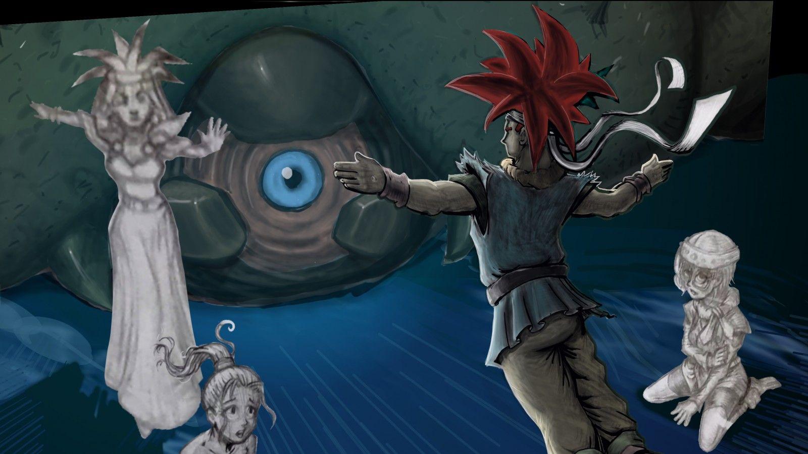 1600x900 Download Chrono Cross Art, Chrono Cross Bosses Wallpaper