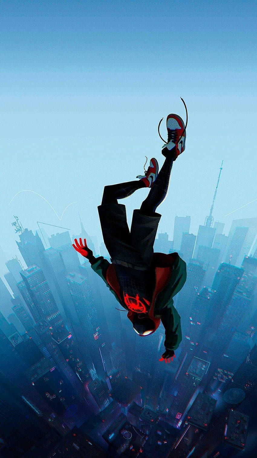 850x1511 Lock Screen Spiderman Live For iPhone, spider family HD phone wallpaper