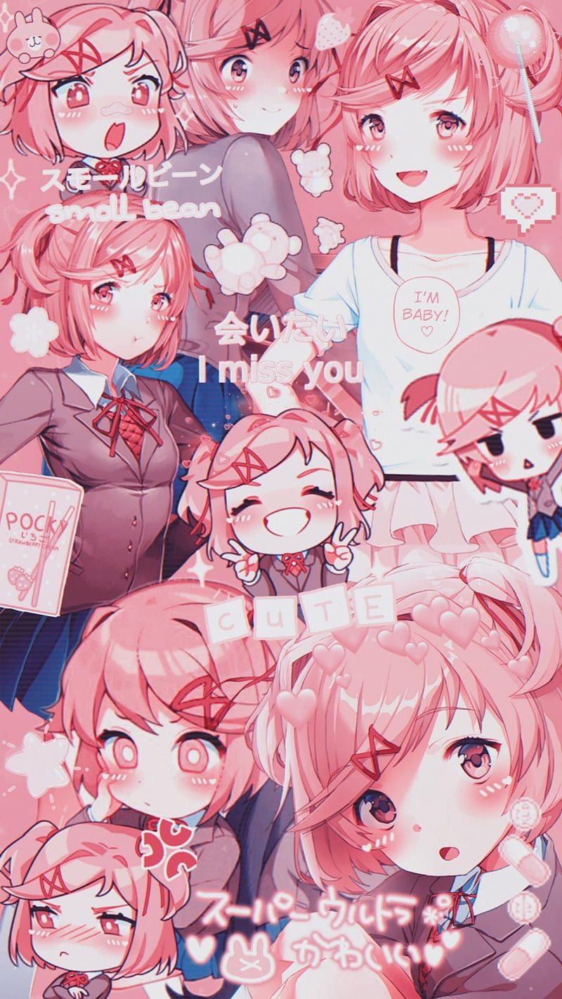 800x1422 Natsuki, ddlc, doki doki literature club, HD phone wallpaper