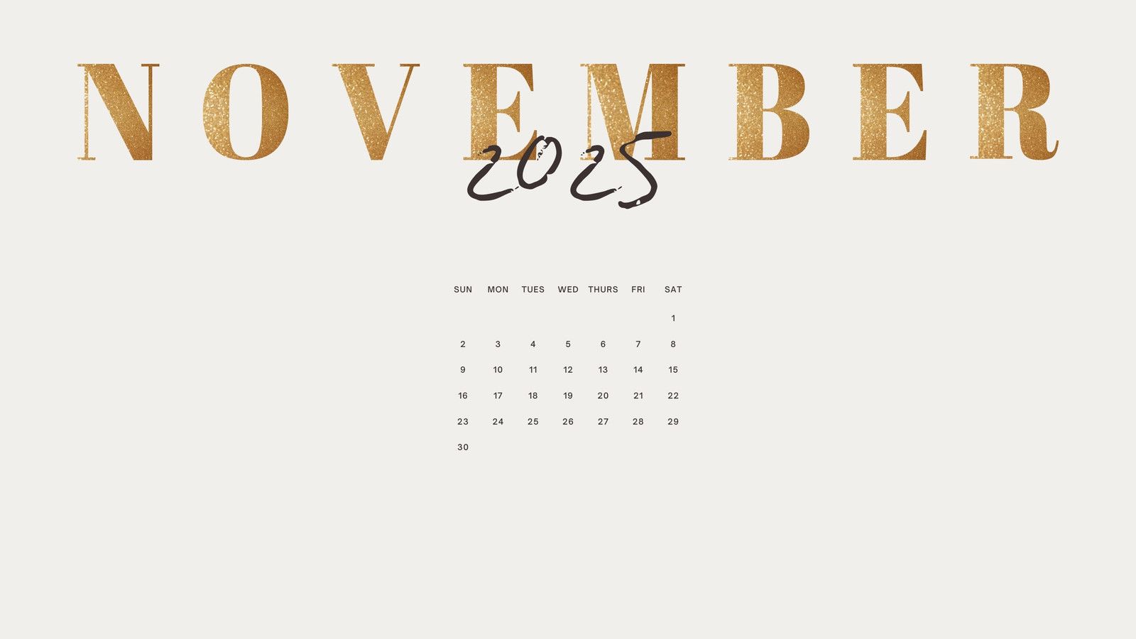 1600x900 Free and customizable november templates