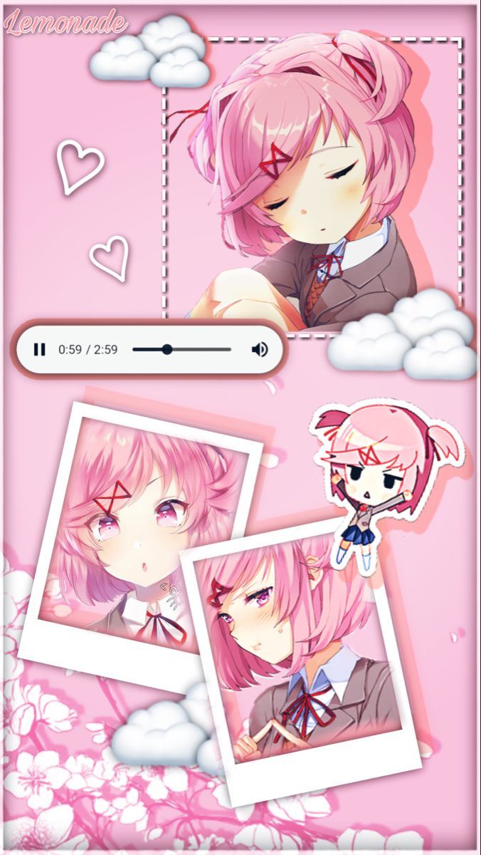 676x1200 Natsuki Wallpaper edit